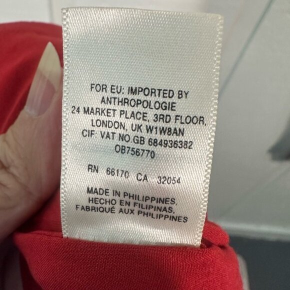 Anthropologie Jaeda Lace Wide-Leg Jumpsuit Moulinette Soeurs Size 8 EUC - Picture 10 of 10